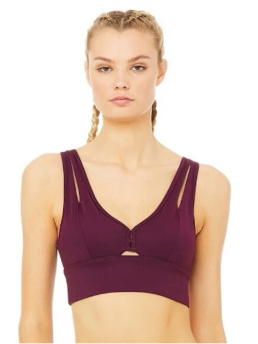 Black Plum Alo Sports Bra